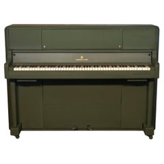 Steinway Victory Vertical Piano Olive Drab Airdropped to Troops During WWII