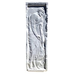 STELE - ALXENOR OF ORCOMENO - PLASTER COPY OF THE ATHENIAN ORIGINAL 20th Century