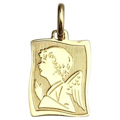 Stella 18K Yellow Gold Praying Angel Pendant #21053