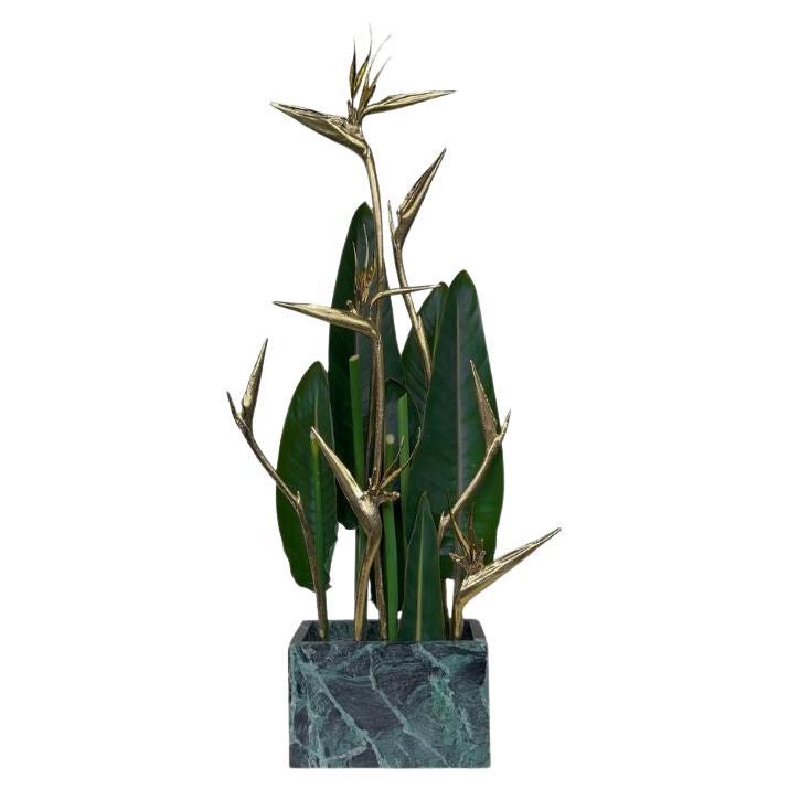 Stella 7 - Jarrón decorativo de mármol verde alphi biofílico