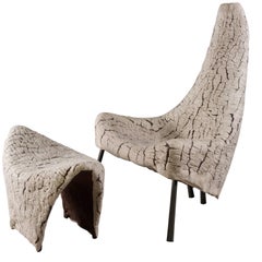 'Stella and Maris' Chair and Stool Handcrafted by Ayala Serfaty