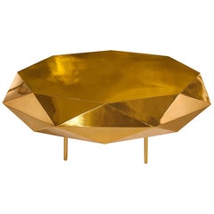 small gold table Stella Coffee Table Large Gold by Nika Zupanc for Scarlet Splendour