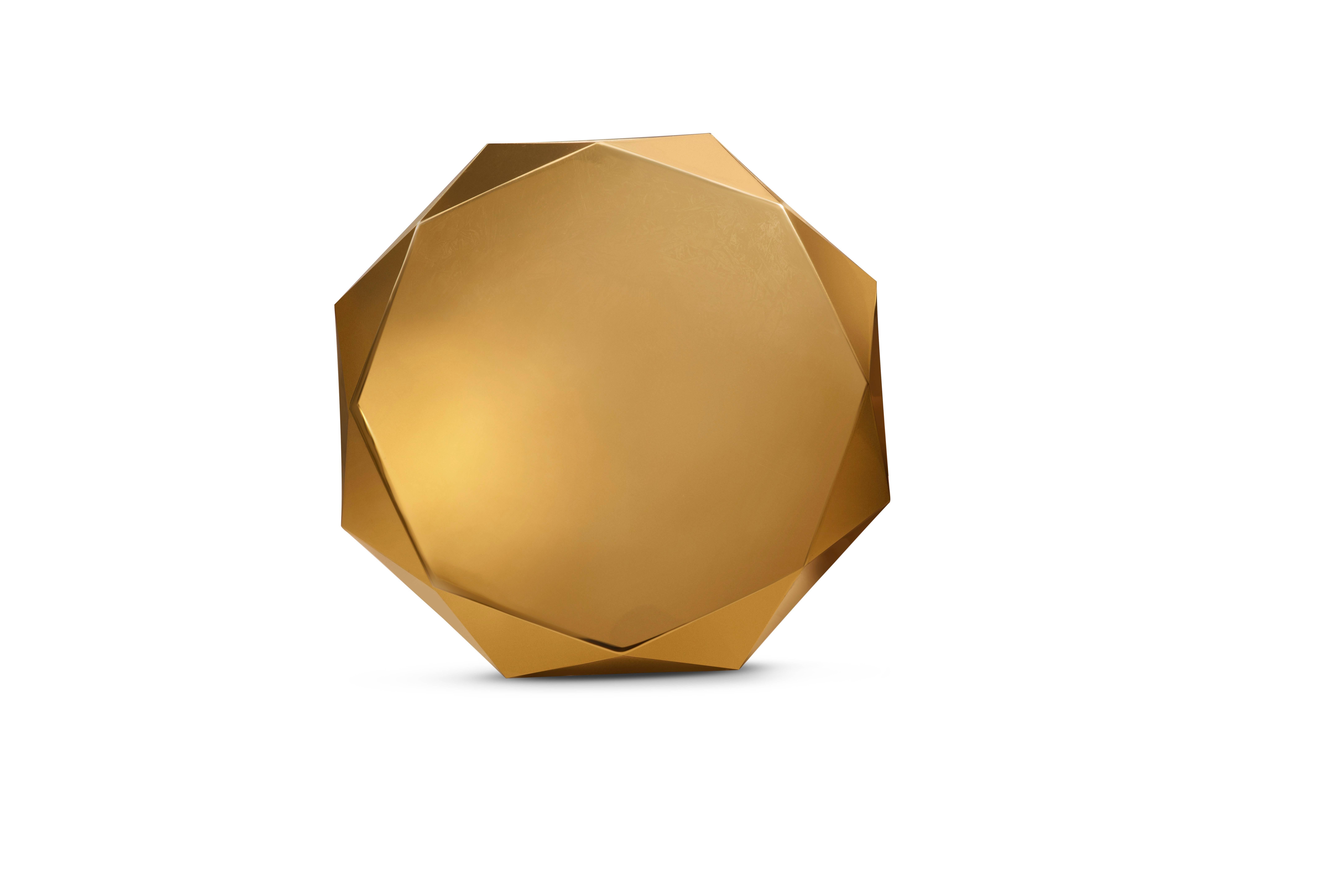 Other Stella Coffee Table Medium Gold by Nika Zupanc for Scarlet Splendour For Sale