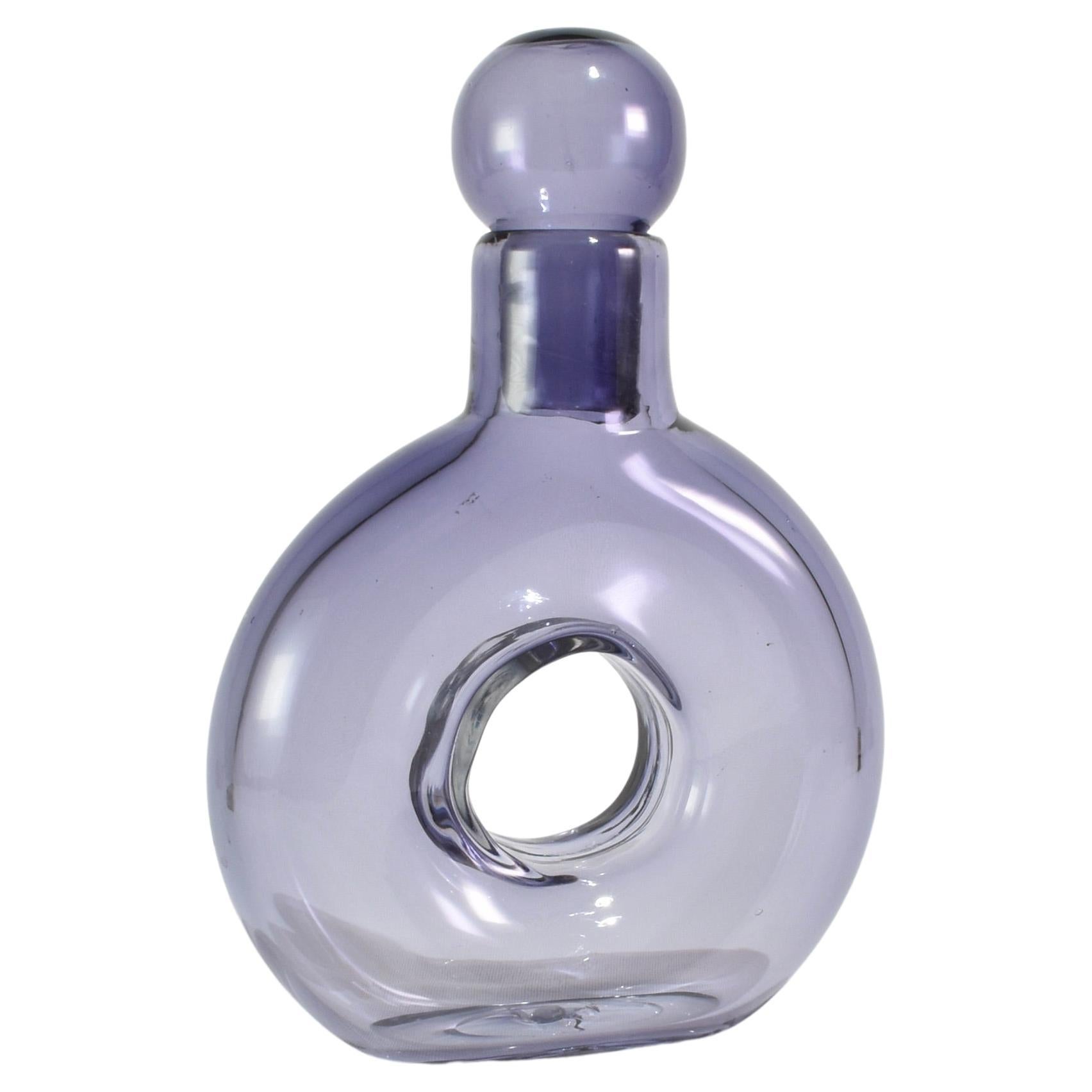 Stella Decanter in Fig For Sale