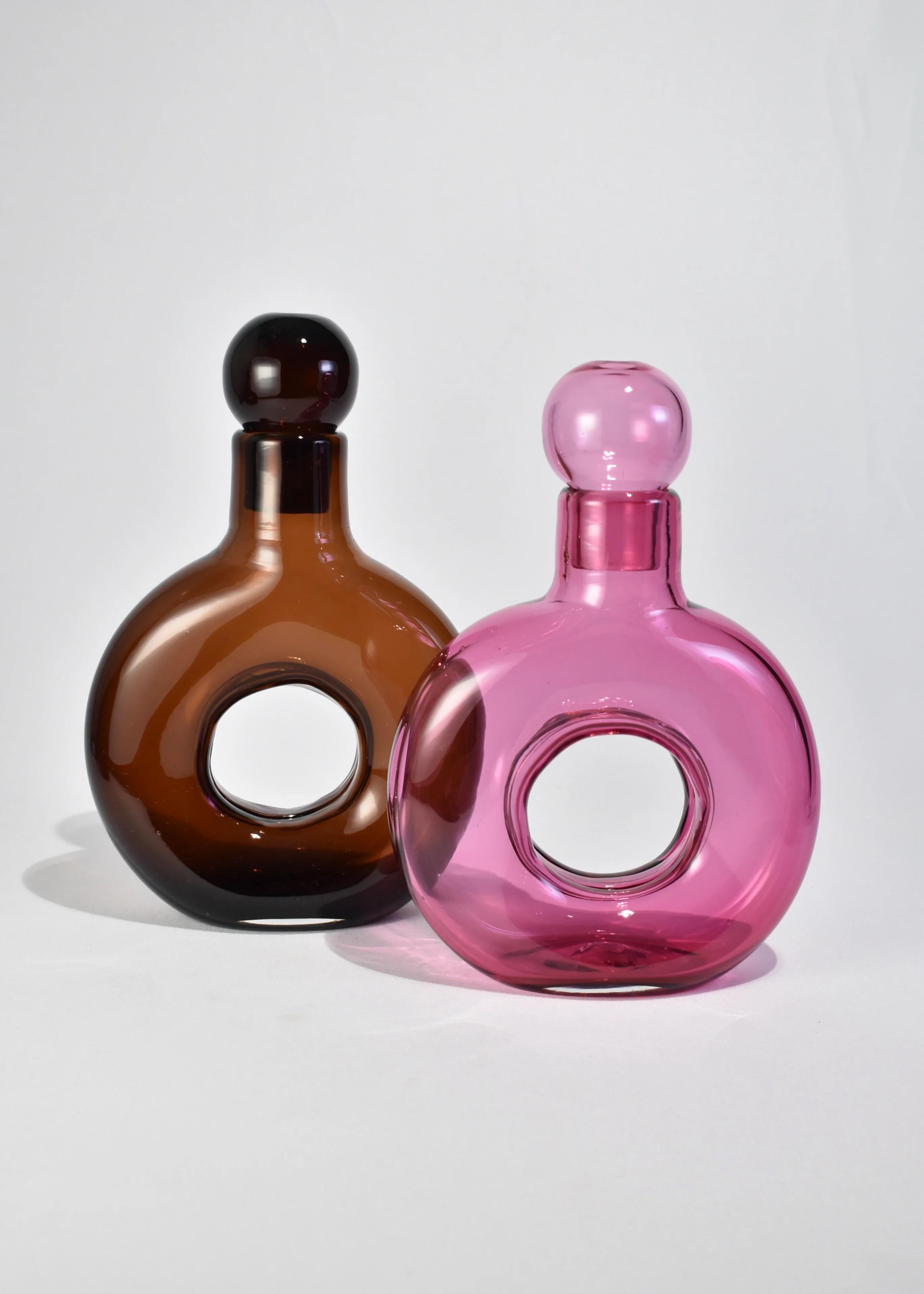 
Our in-house collection pairs modern rounded shapes with colors inspired by ancient Venetian glassware resulting in a functional, beautiful piece to be admired and used often. Each vessel is hand blown in Richmond, Virginia and one of a