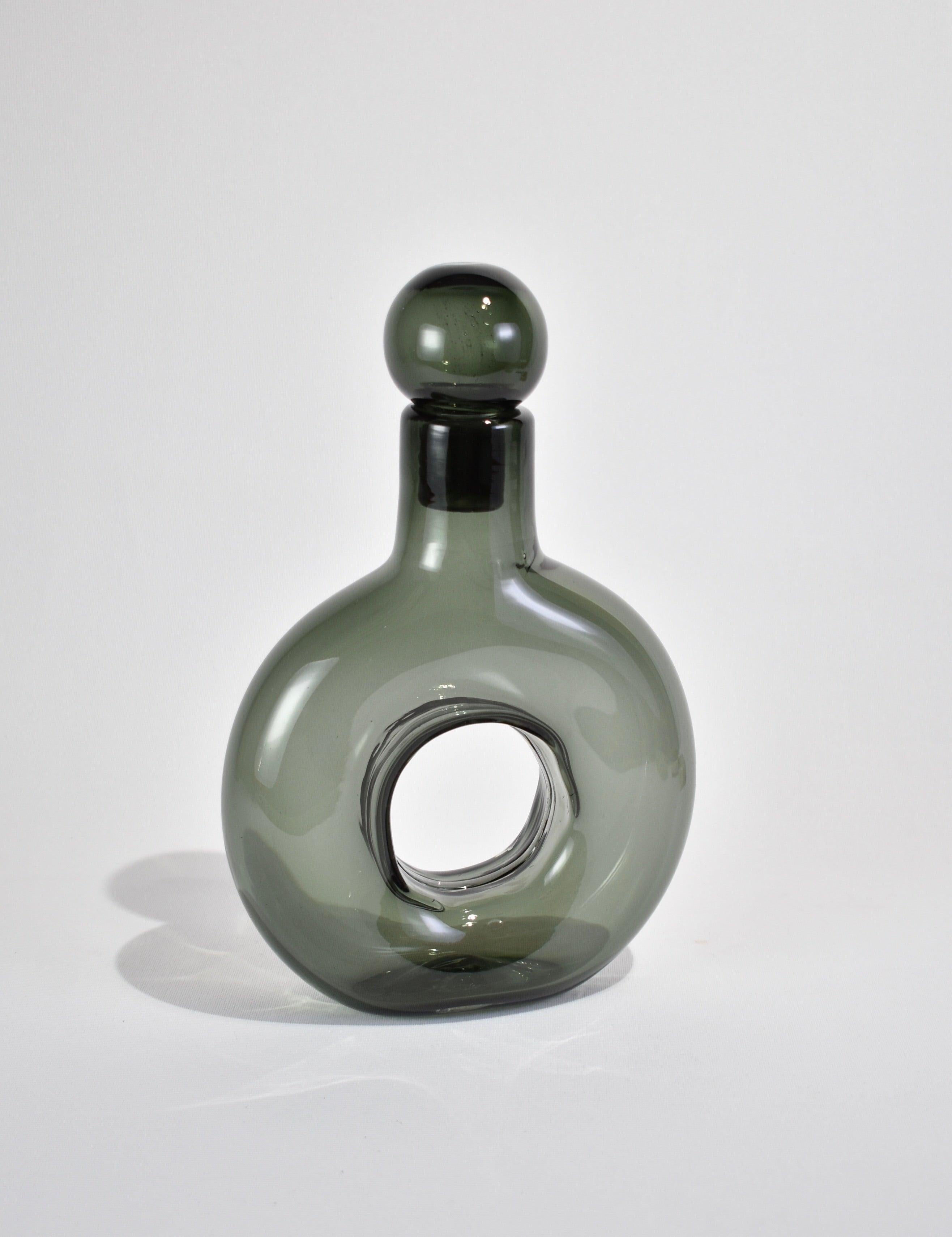 Our first in-house collection pairs modern rounded shapes with colors inspired by ancient Venetian glassware resulting in a functional, beautiful piece to be admired and used often. Each vessel is hand blown in Richmond, Virginia and