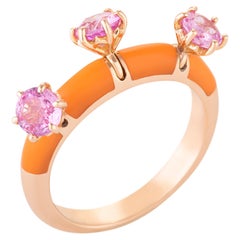 Stella Divina Orangefarbener Ring von Joanna Achkar 