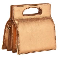 Stella Handbag Micro Copper Antiqued Leather