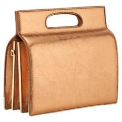 Stella Handbag Tall Copper Antiqued Leather