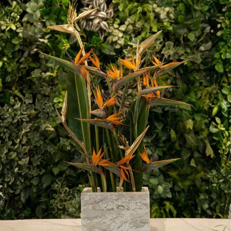 Contemporary Stella IV – Decorative Biophilic Sculpture Vase for Elegant Entry Spaces For Sale