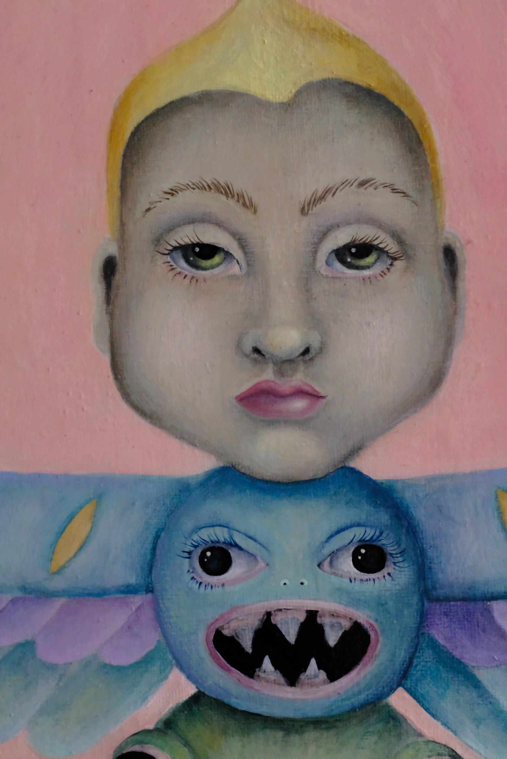 Changement (~47% di sconto sul prezzo di listino, Pittura a olio, Simbolista) - Painting di Stella Jae