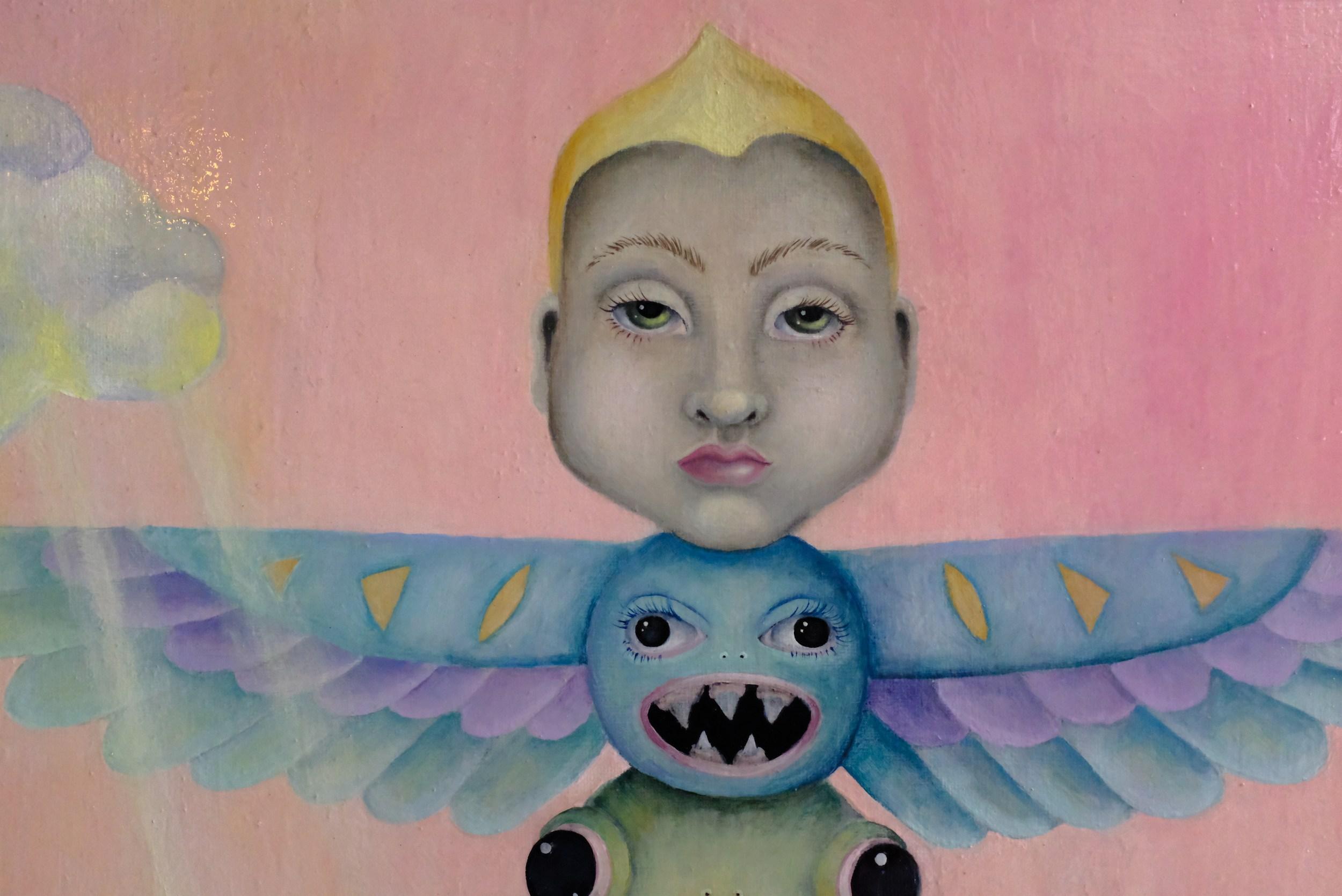Changement (~47% di sconto sul prezzo di listino, Pittura a olio, Simbolista) - Painting Surrealismo di Stella Jae