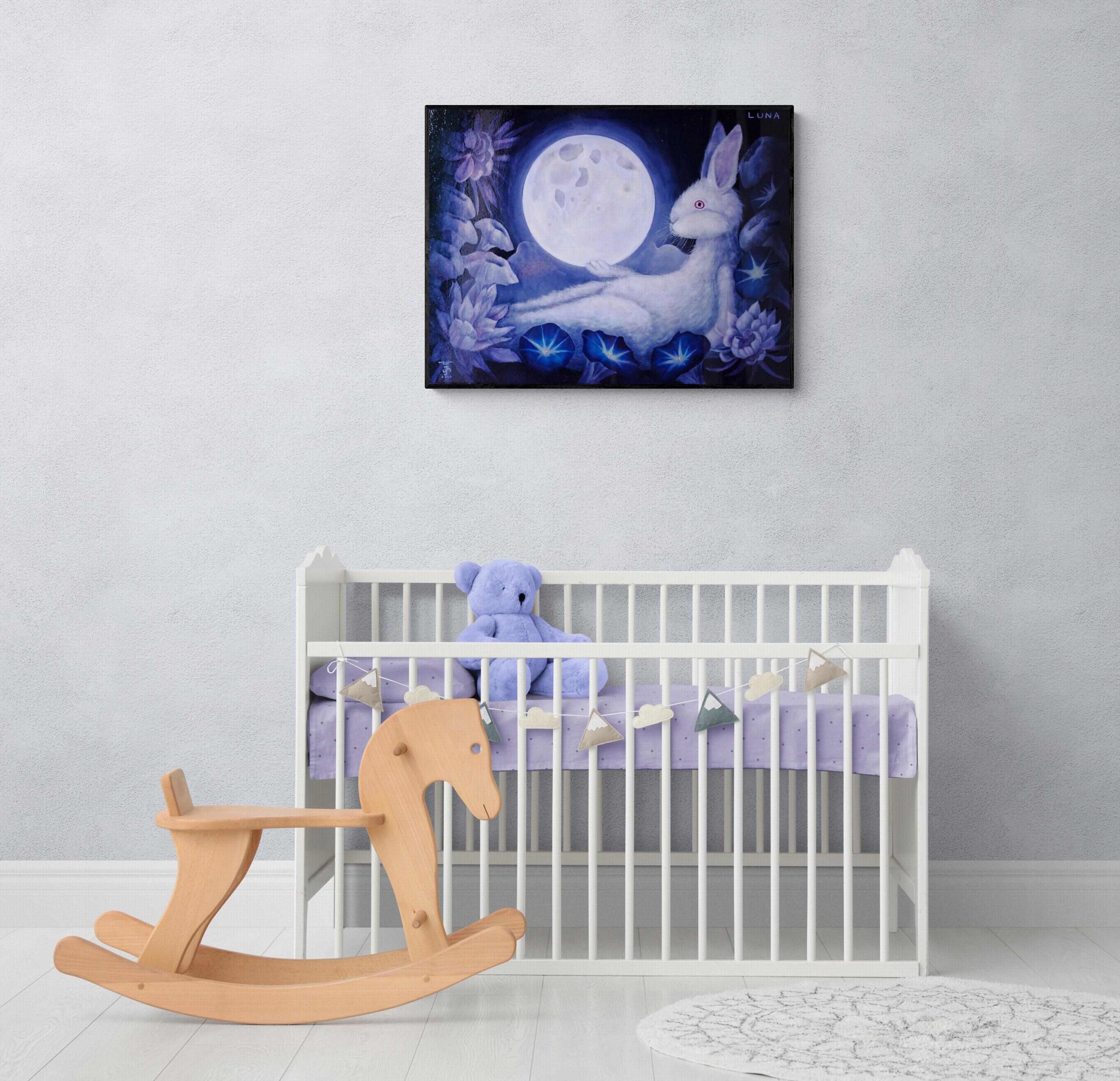 Stella Jae
Mondlicht
2024
Öl auf Leinwand
Größe: 23,62 x 31,49 Zoll (60 x 80 cm)
Von Hand signiert
COA bereitgestellt

#Kinderzimmer #Niedlich #Mond #Beruhigend #Beruhigend #Hase #Hase #Schlafend #Hase

Stella J. Richey ist eine internationale
