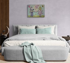 Spring (Oil Painting, Symbolist, Horse, Fish, Octopus, Balloon)