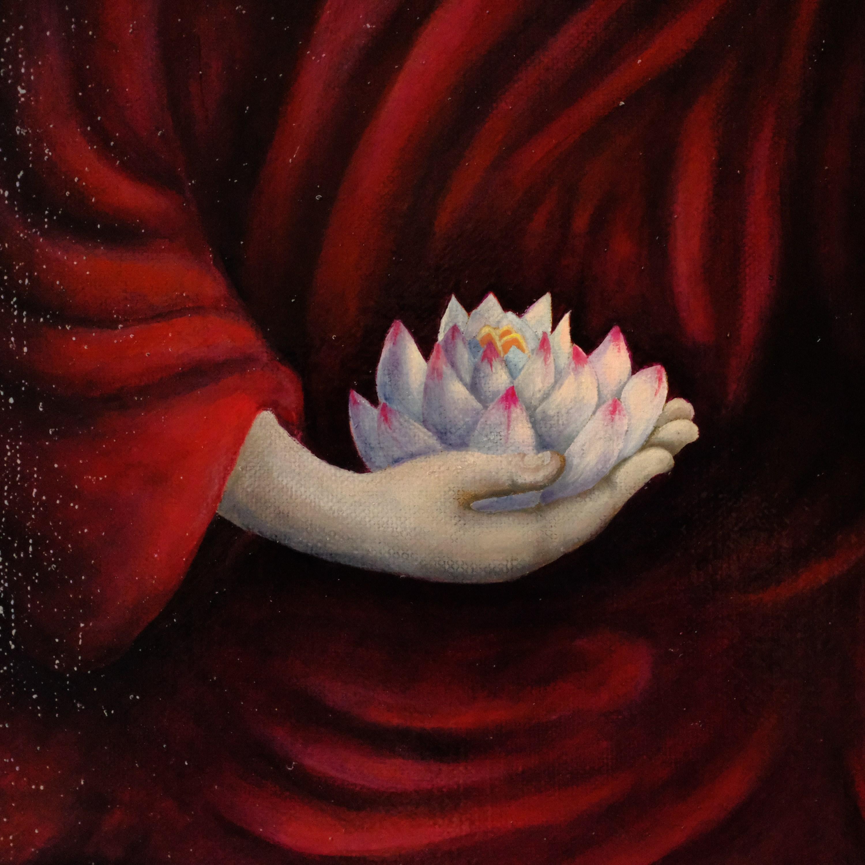 Quietud (Pintura al óleo, Simbolista, Culturas antiguas, Pop, Surrealista, ~47% DESCUENTO) en venta 1