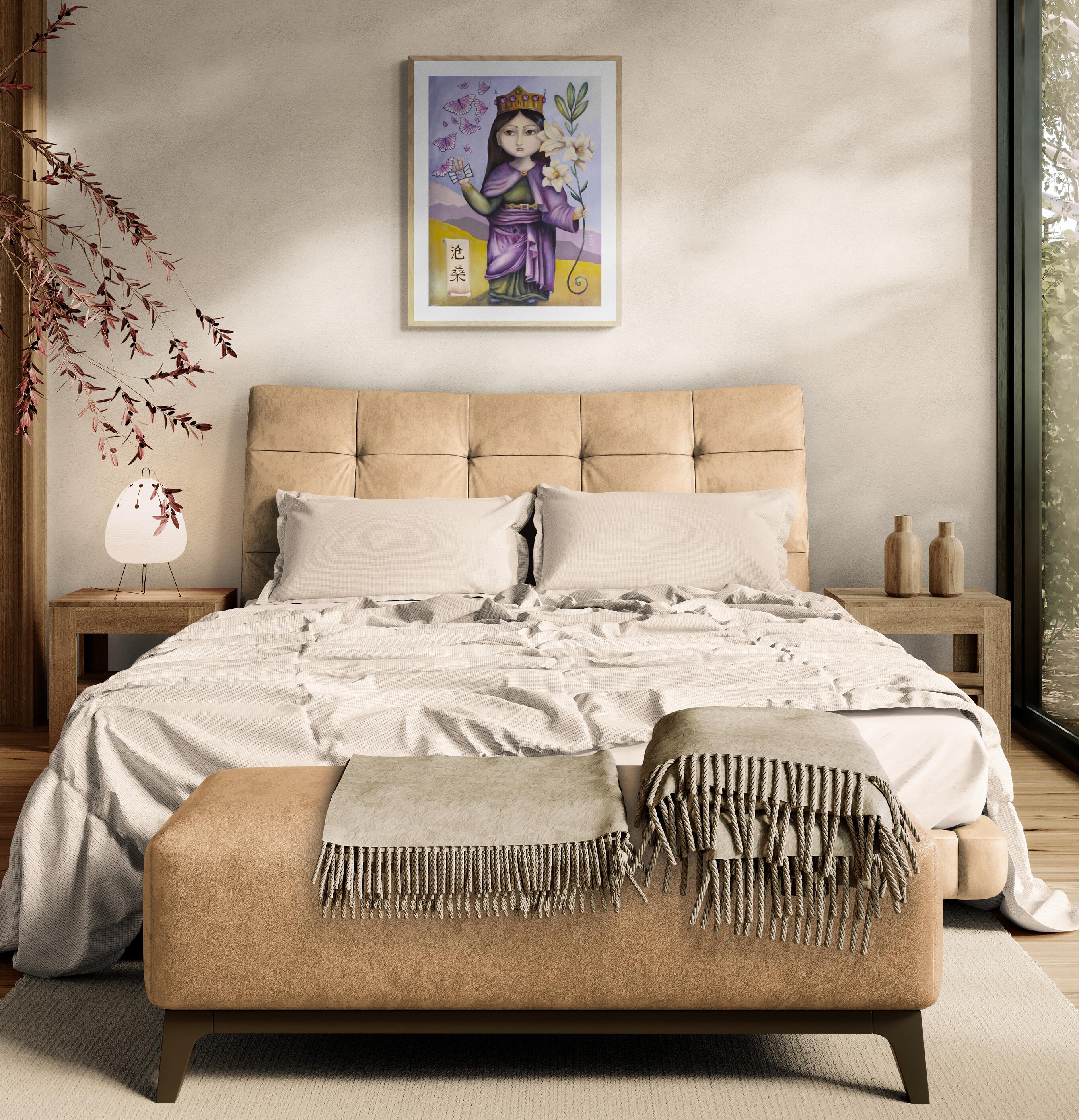 Vicissitudes (Ölmalerei, Symbolistisch, antike Kulturen, Pop, Surreal, ~47% OFF) – Painting von Stella Jae
