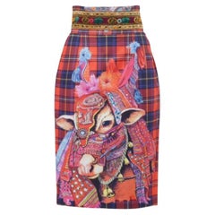 Stella Jean Jupe fourreau imprimée - '10s