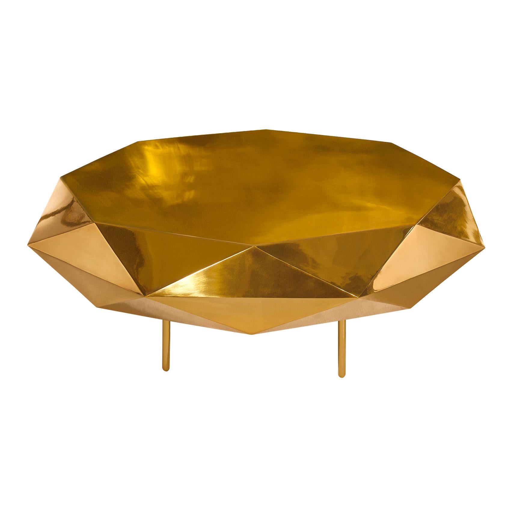 Luxury meets style in the gorgeous Stella Large Coffee Table Gold by Nika Zupanc. It is available in gold or rose gold, circular with a starry edge, and delightful in any interior space.

Nika Zupanc, a strikingly renowned Slovenian designer, never
