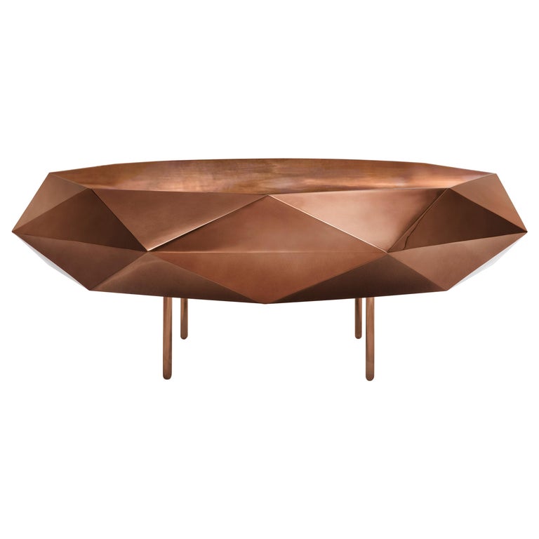 Stella Large Coffee Table Rose Gold by Nika Zupanc For Sale at 1stDibs