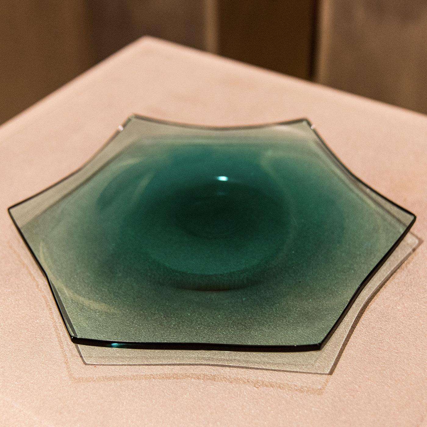 Contemporary Stella Large Green Tray by Alessandro Mendini For Sale
