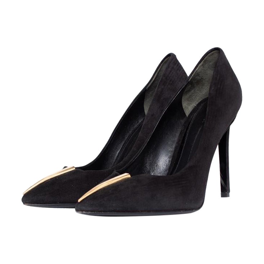 Stella Luna, escarpin pointu en daim noir
