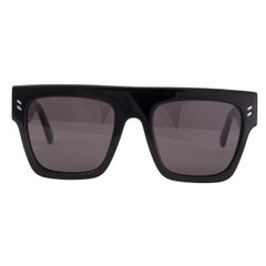 STELLA MCCARNTEY schwarze quadratische Sonnenbrille SC0119S