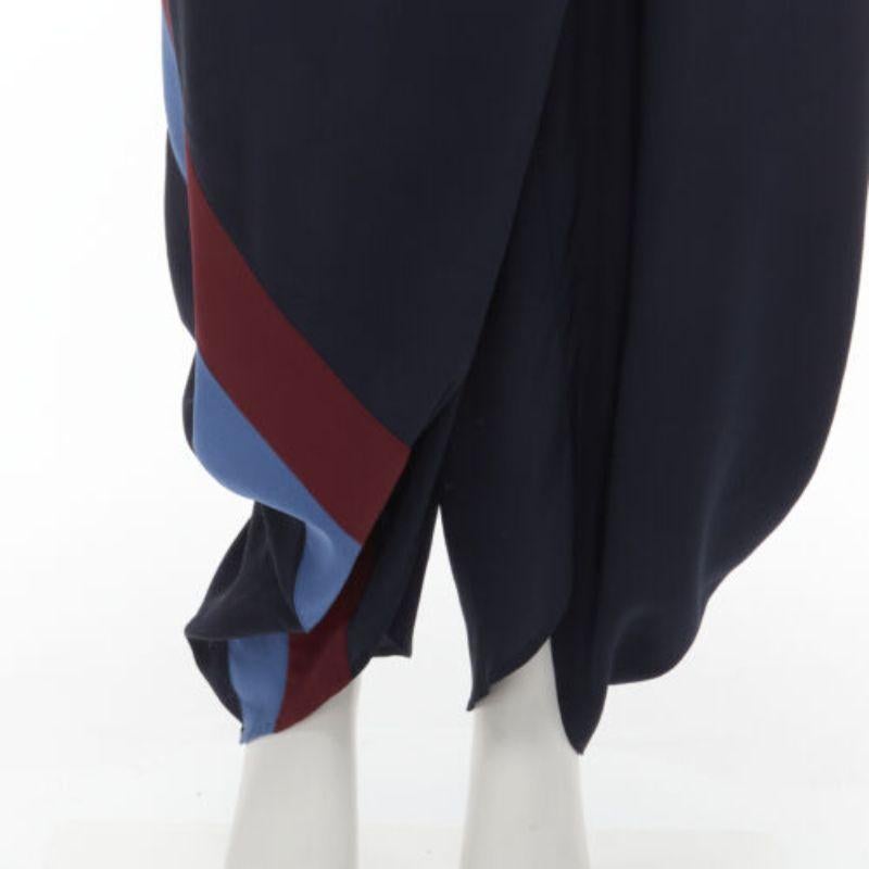 STELLA MCCARTNEY 100% silk patch stripes reggae drop crotch harem pants IT40 S
Reference: YNWG/A00168
Brand: Stella McCartney
Designer: Stella McCartney
Collection: 2016
Material: Silk
Color: Navy
Pattern: Striped
Closure: Button
Extra Details: Wrap