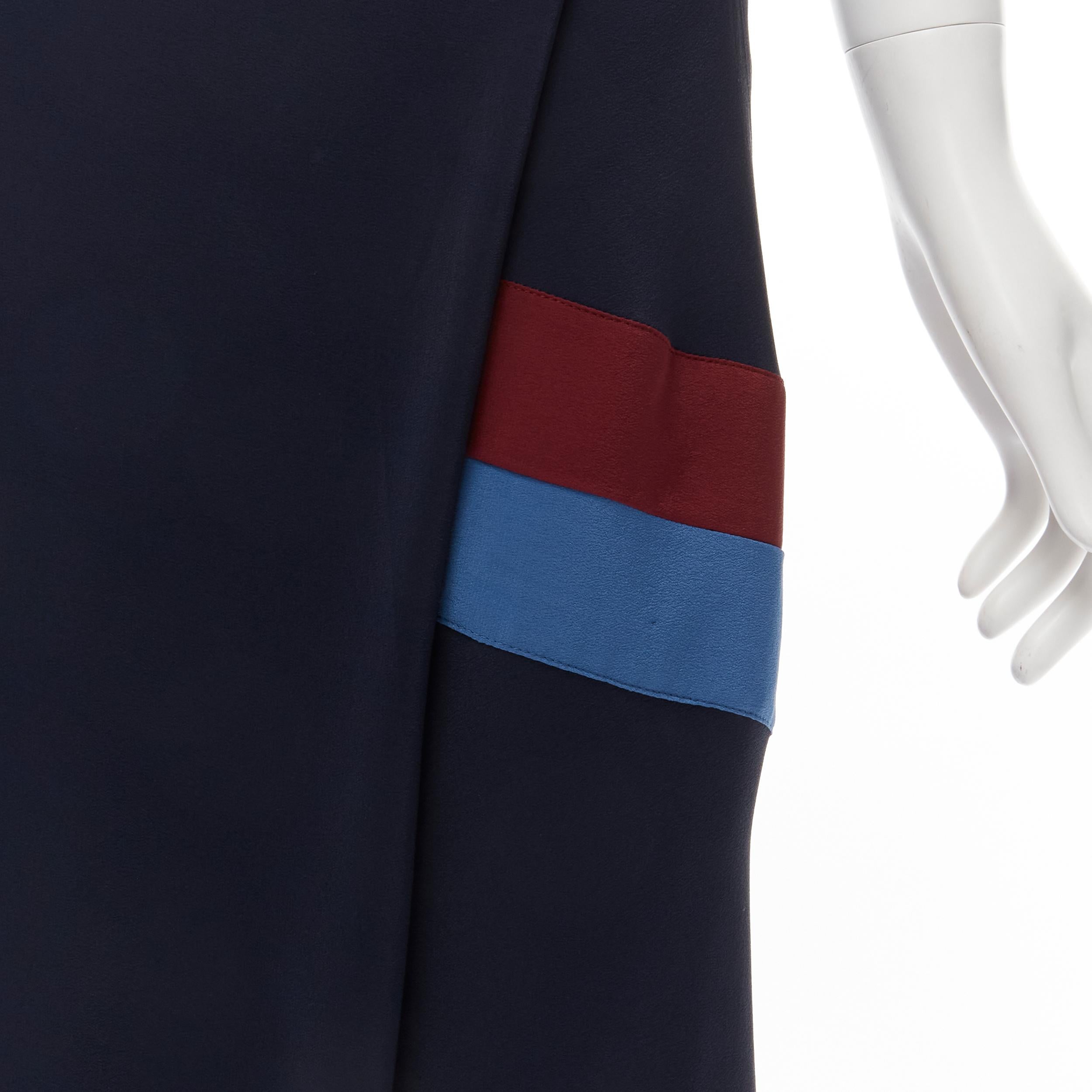 STELLA MCCARTNEY 100% Seide Patch Streifen reggae Drop Crotch Haremshose IT40 S im Angebot 2