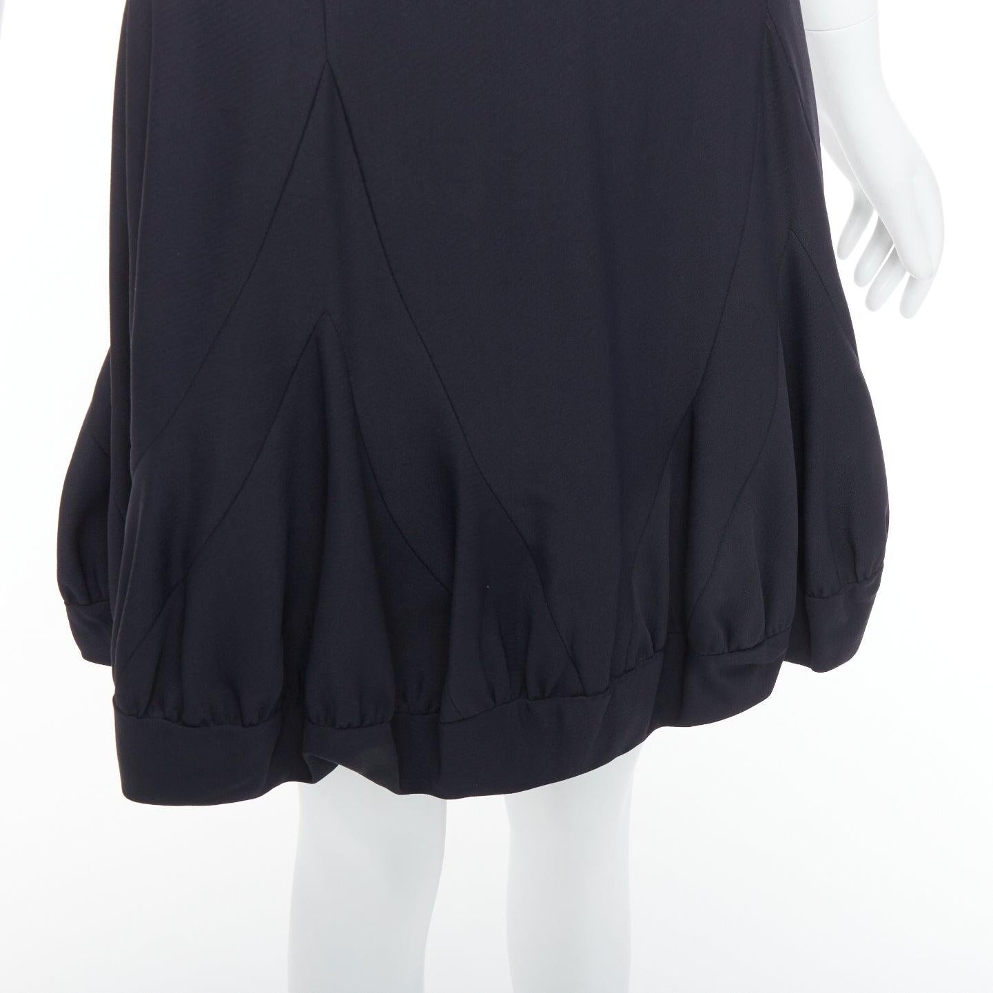 Black STELLA MCCARTNEY 2005 black backless cutout crew neck dress IT40 S