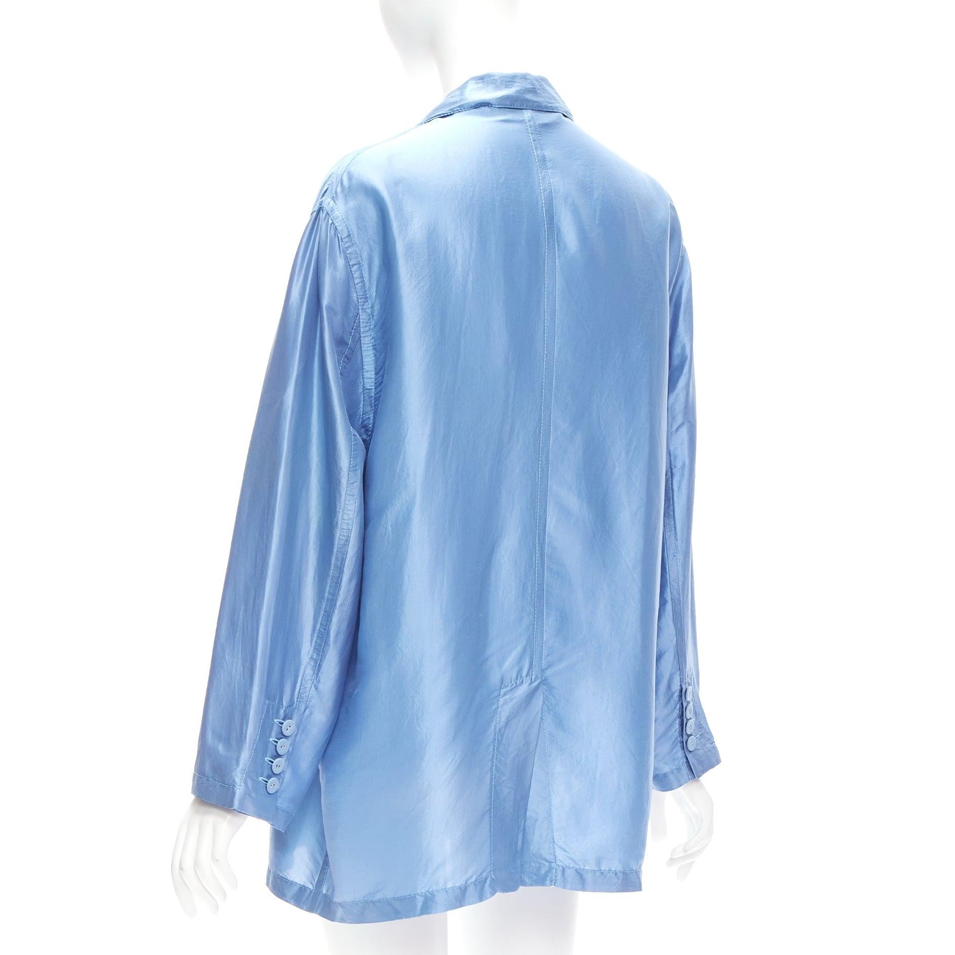 STELLA MCCARTNEY, veste bleue à épaules dénudées et à 100 % soie, taille IT 36 XXS, 2007 État moyen - En vente à Hong Kong, NT