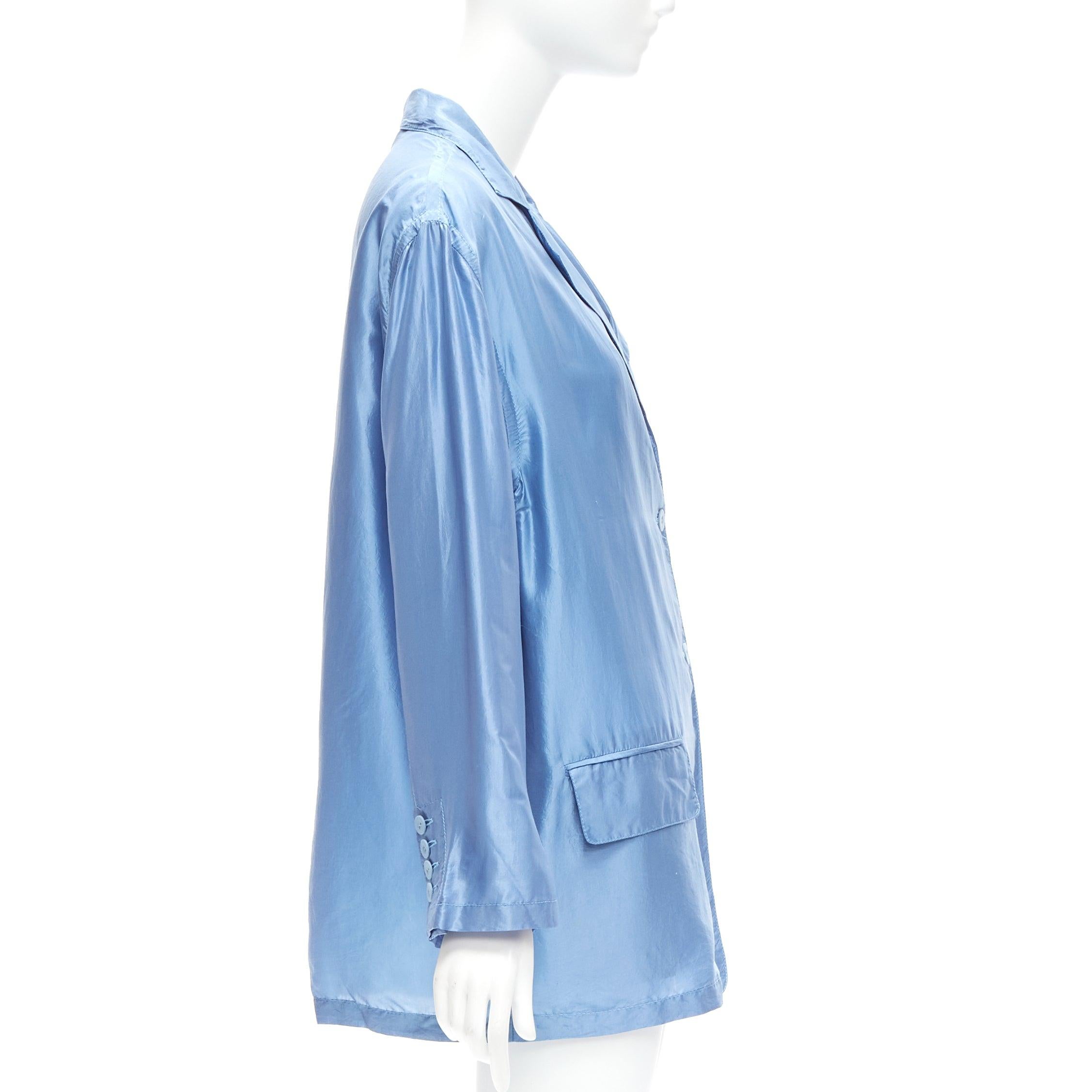 STELLA MCCARTNEY, veste bleue à épaules dénudées et à 100 % soie, taille IT 36 XXS, 2007 Pour femmes en vente