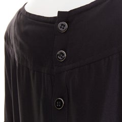 STELLA MCCARTNEY 2007 silk ruffle trim puff sleeve baby doll short dress IT40 S