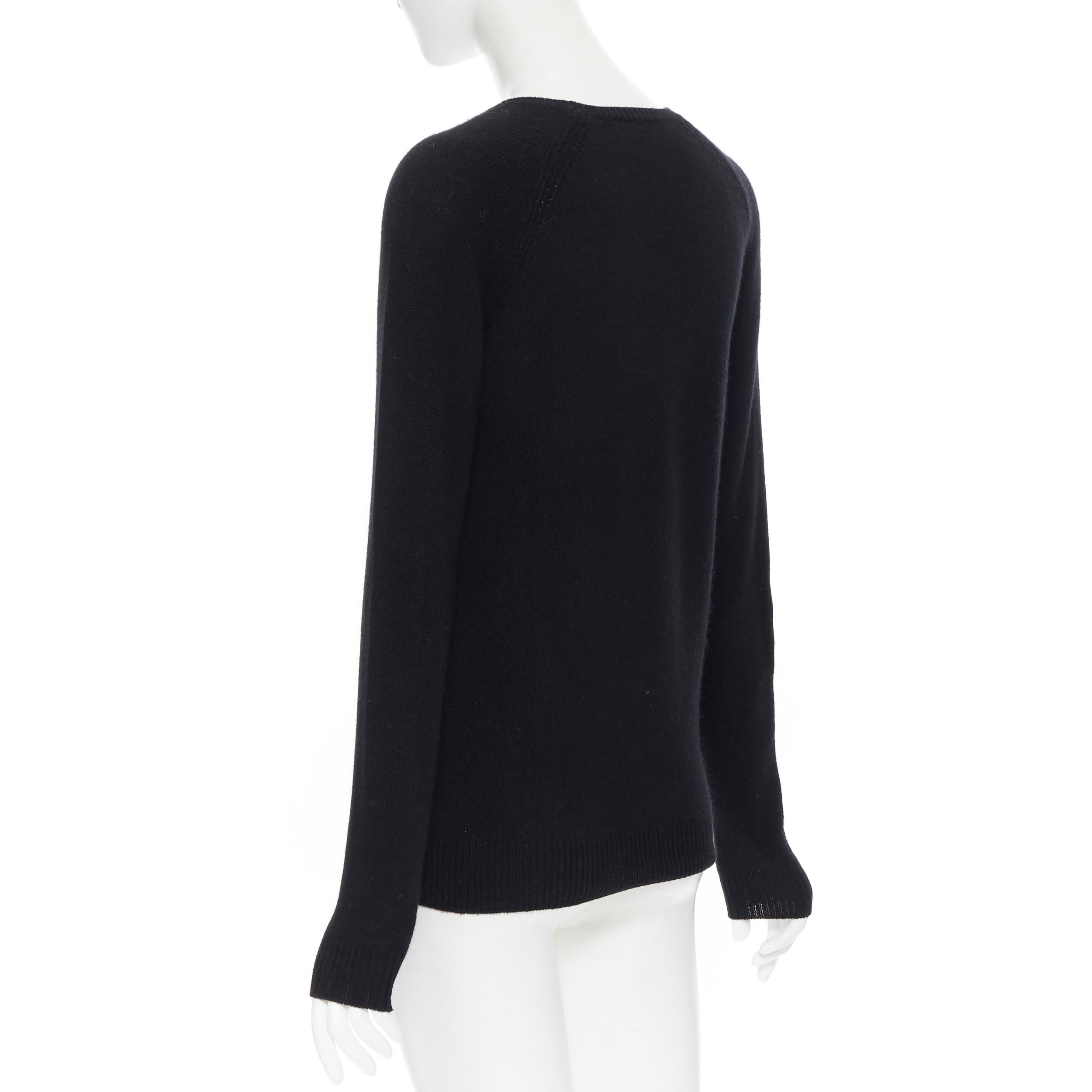 STELLA MCCARTNEY 2010 fleece wool cashmere blend long sleeve sweater IT34 XS In Excellent Condition In Hong Kong, NT