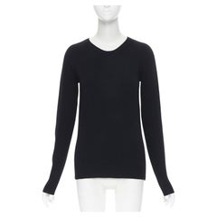 STELLA MCCARTNEY 2010 fleece wool cashmere blend long sleeve sweater IT34 XS