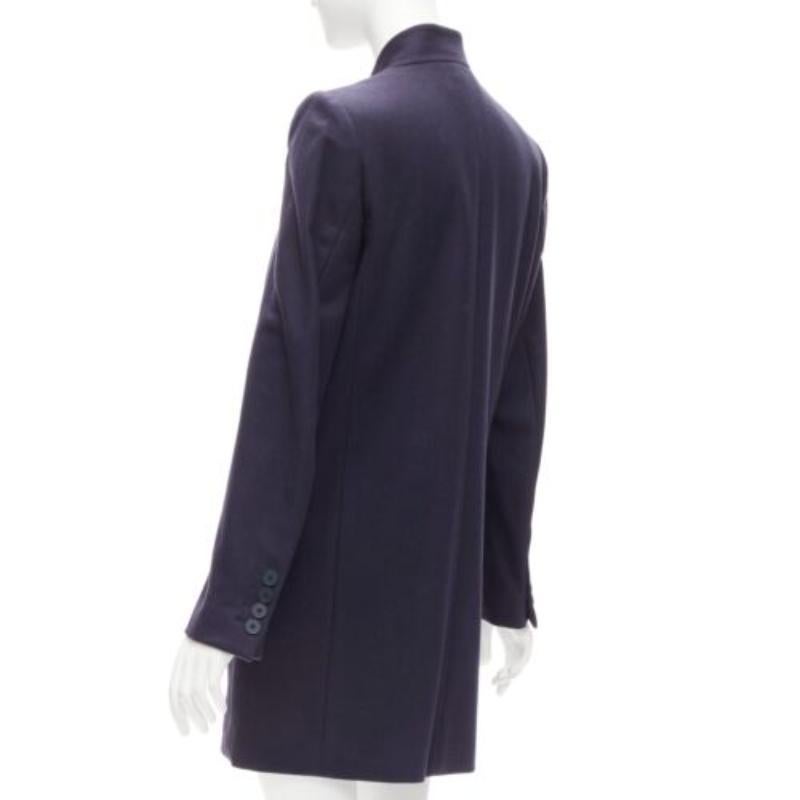 STELLA MCCARTNEY 2013 Bryces cappotto blazer longline in lana e cachemire IT42 M. in vendita 1