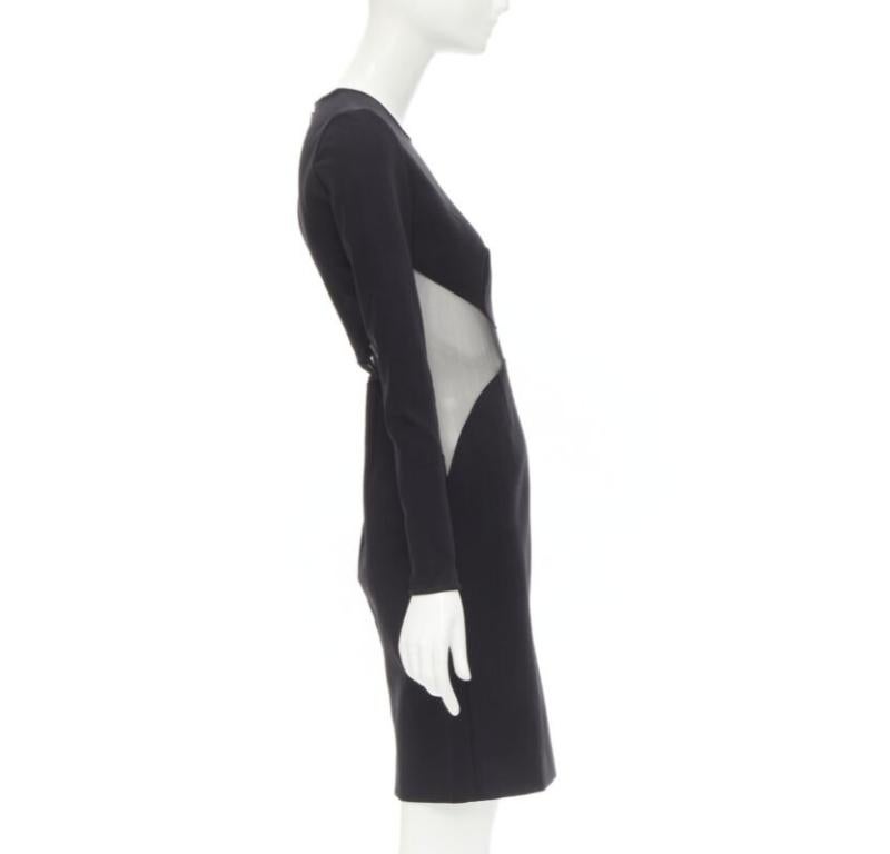STELLA MCCARTNEY 2013 Pasarela Vestido bodycon ilusión cintura transparente IT40 S en Excelente estado para la venta en Hong Kong, NT