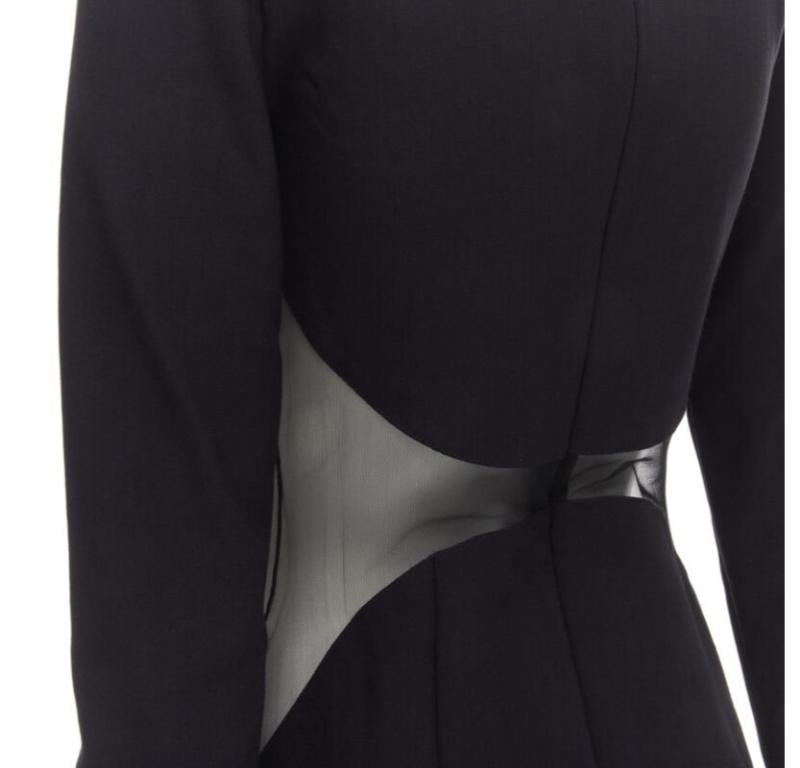 STELLA MCCARTNEY 2013 Pasarela Vestido bodycon ilusión cintura transparente IT40 S en venta 2