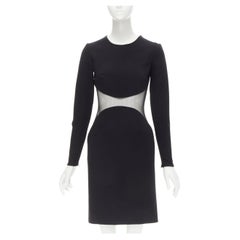 STELLA MCCARTNEY 2013 Runway Iconic sheer waist illusion bodycon dress IT40 S