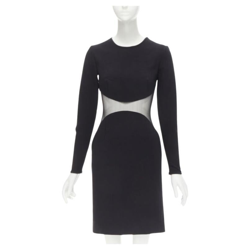 STELLA MCCARTNEY 2013 Pasarela Vestido bodycon ilusión cintura transparente IT40 S en venta
