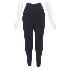 STELLA MCCARTNEY 2014 knit rayon blend high waisted harem cropped pants IT34 XXS