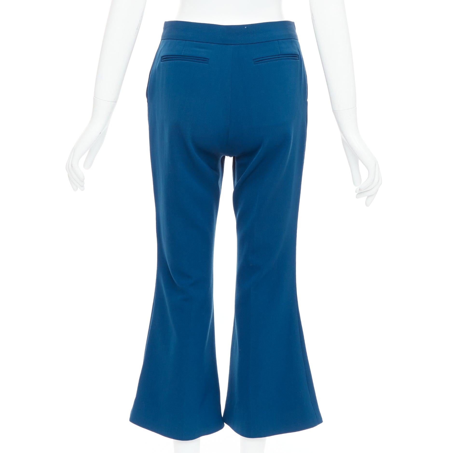 De las mujeres STELLA MCCARTNEY 2016 Pantalones acampanados 100% lana azul IT38 XS en venta