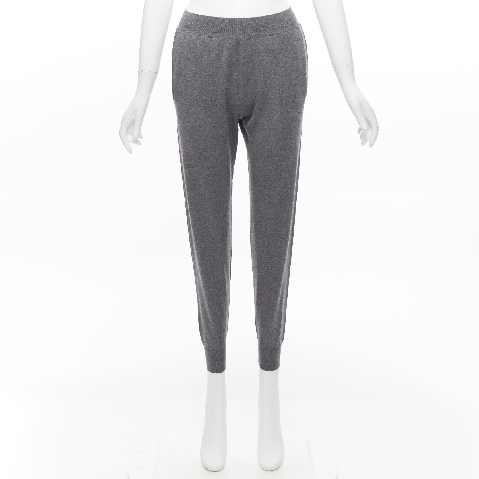 STELLA MCCARTNEY 2016 Graue lässige Strickhose aus Wollmischung mit mittlerer Taille IT36 XXS im Angebot 6