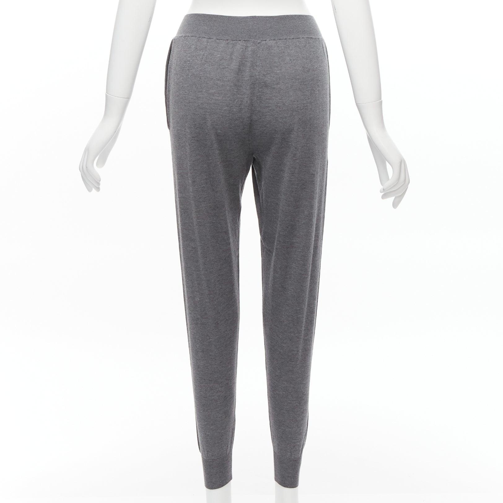 STELLA MCCARTNEY 2016 Graue lässige Strickhose aus Wollmischung mit mittlerer Taille IT36 XXS im Angebot 1