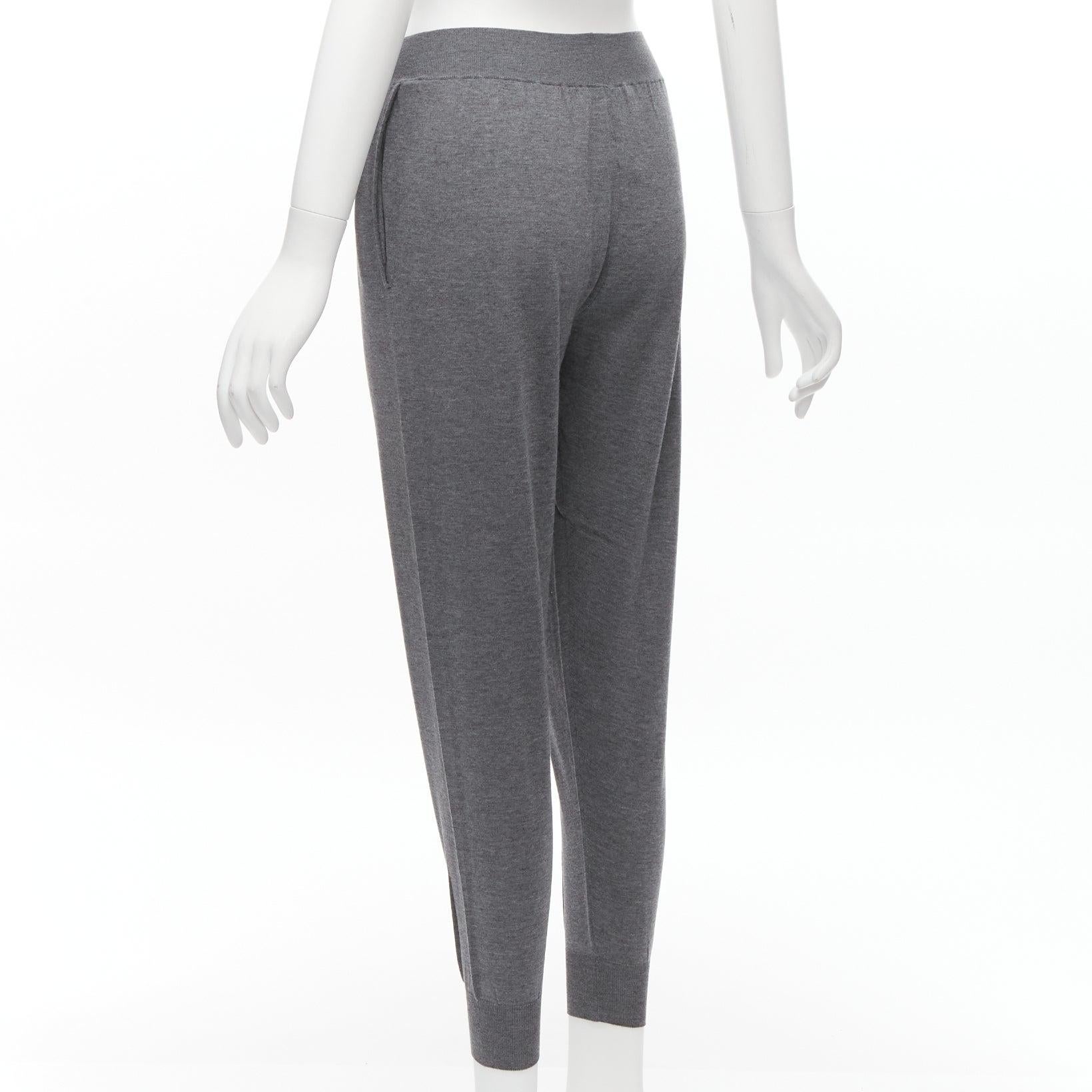 STELLA MCCARTNEY 2016 Graue lässige Strickhose aus Wollmischung mit mittlerer Taille IT36 XXS im Angebot 2