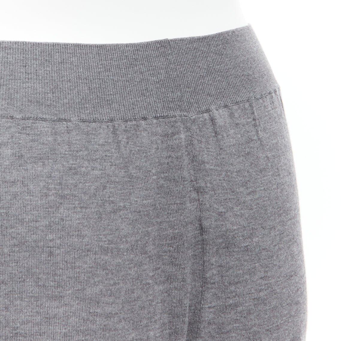 STELLA MCCARTNEY 2016 Graue lässige Strickhose aus Wollmischung mit mittlerer Taille IT36 XXS im Angebot 3
