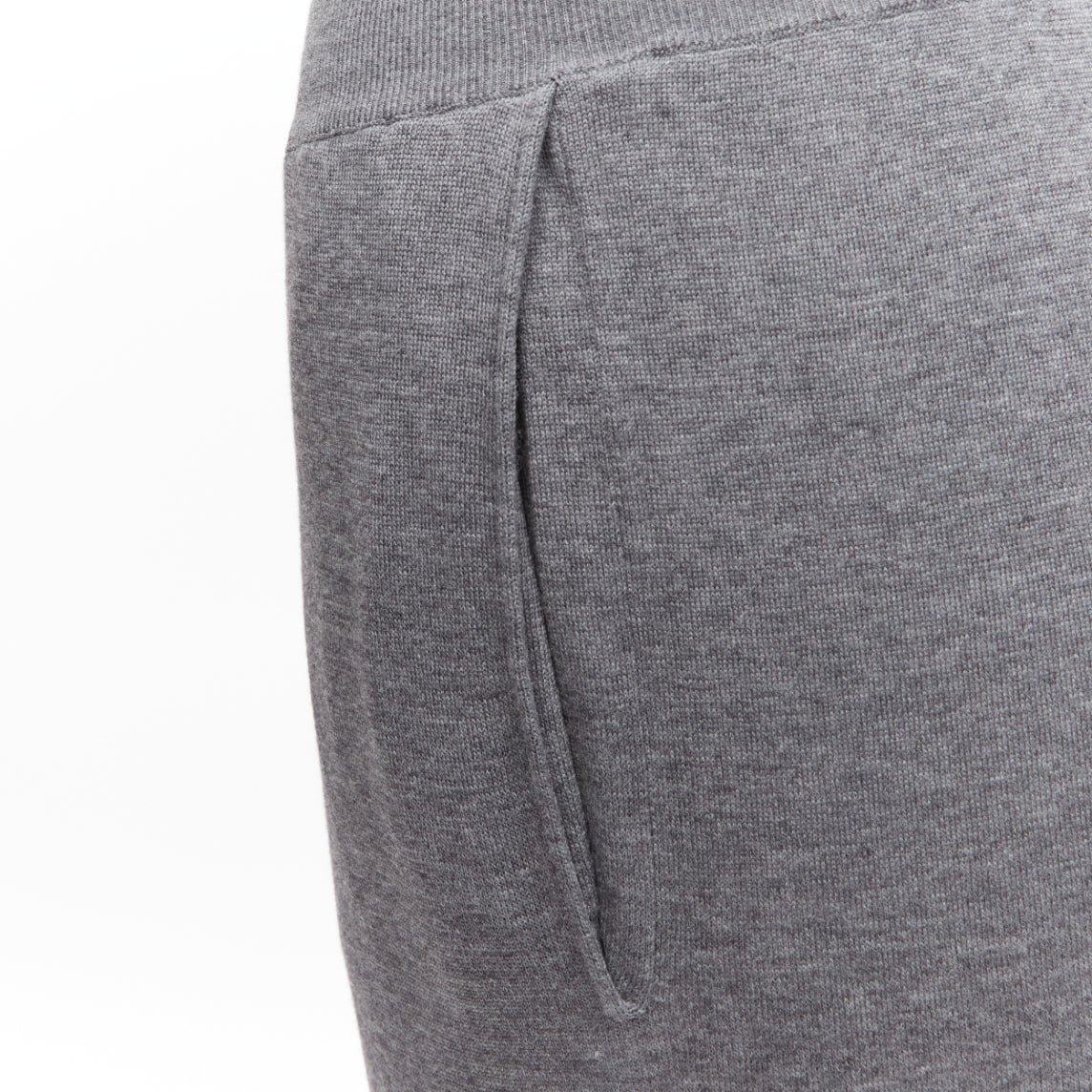 STELLA MCCARTNEY 2016 Graue lässige Strickhose aus Wollmischung mit mittlerer Taille IT36 XXS im Angebot 4