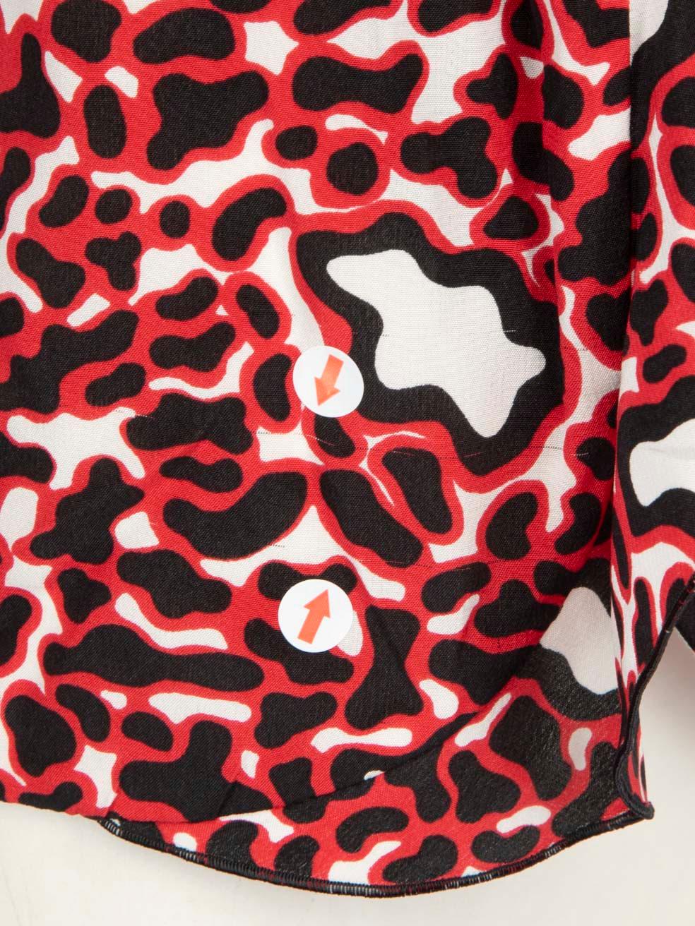 Combinaison en soie à motifs abstraits Stella McCartney Taille S Excellent état - En vente à London, GB