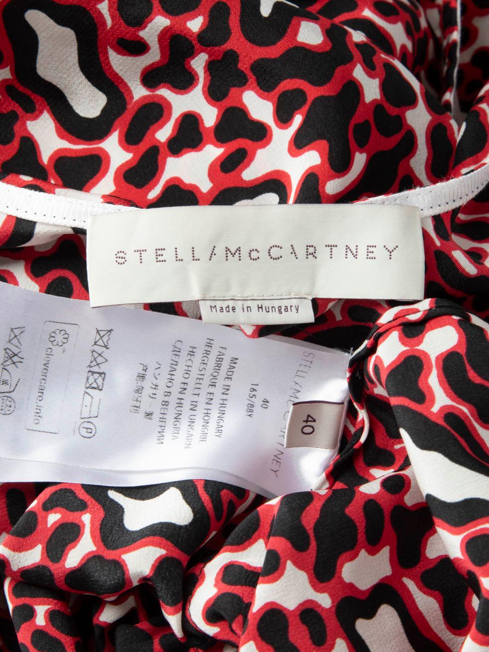 Combinaison en soie à motifs abstraits Stella McCartney Taille S Pour femmes en vente