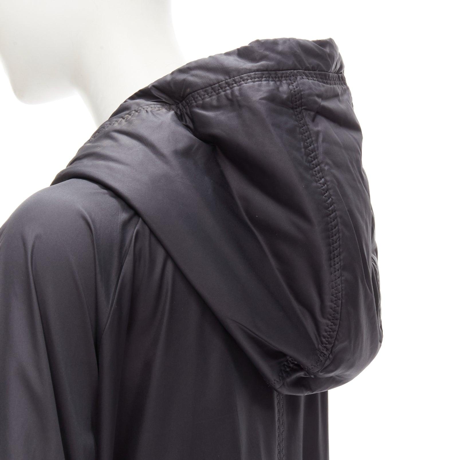 STELLA MCCARTNEY ADIDAS Chaqueta cortaviento anorak de nailon ligero con volante plisado S en venta 4
