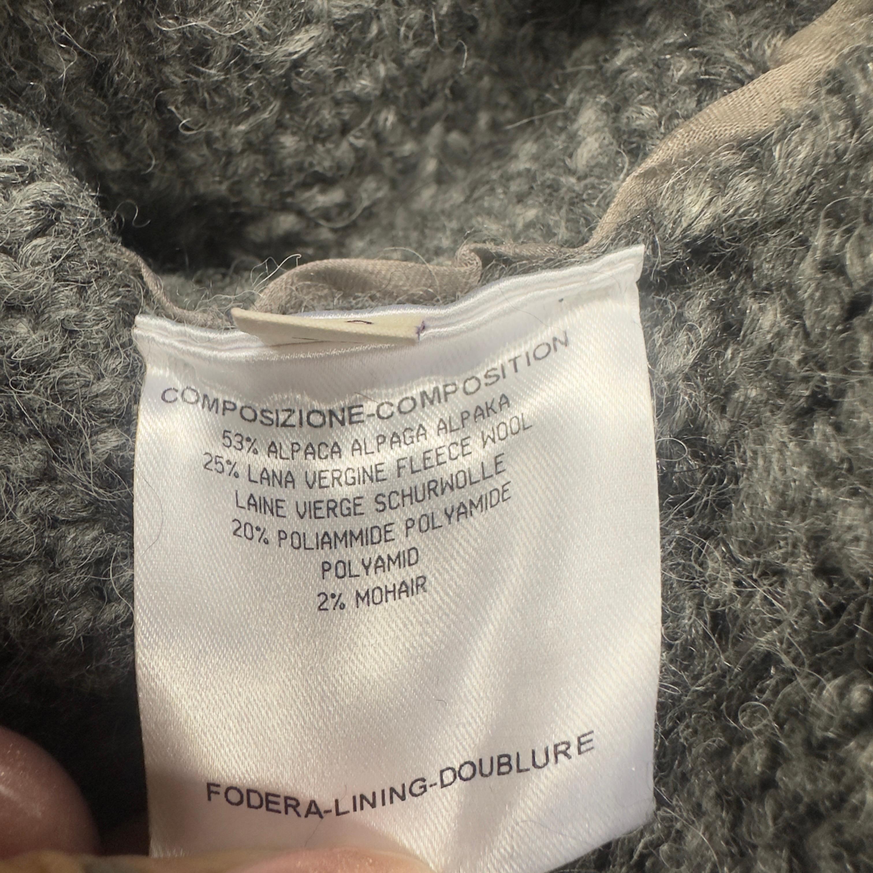 Stella McCartney - Pull en tricot structuré en alpaga et laine vierge en vente 1